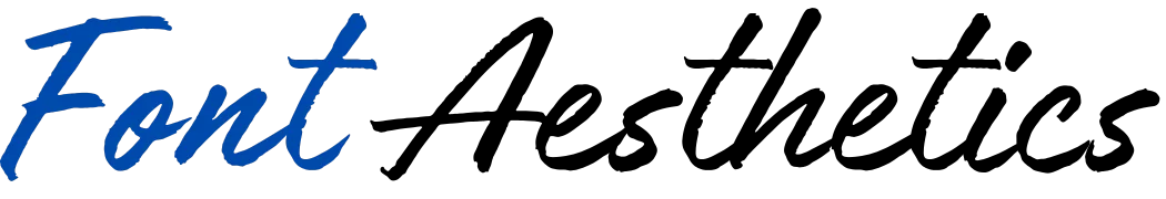 Font Aesthetics Logo