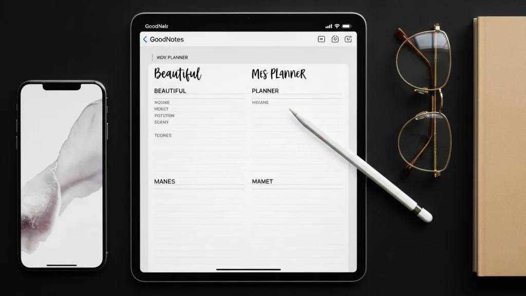 Free Text Fonts for GoodNotes and Digital Planning